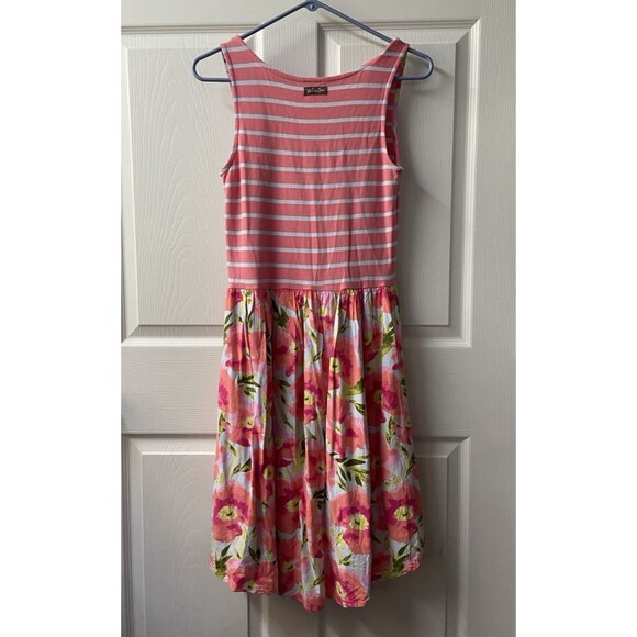 Matilda Jane S Women's Happy & Free Seven Seas Tank Dress Floral Spring - Picture 2 of 11